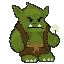 Inktober 2026 Day 06 Ogre pixel art