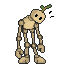 Inktober 2026 Day 16 Gangly pixel art