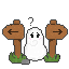 Inktober 2026 Day 19 Confused pixel art